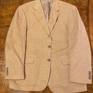 Men's Andrew Fezza 100% Camel Hair Blazer - Size 44L